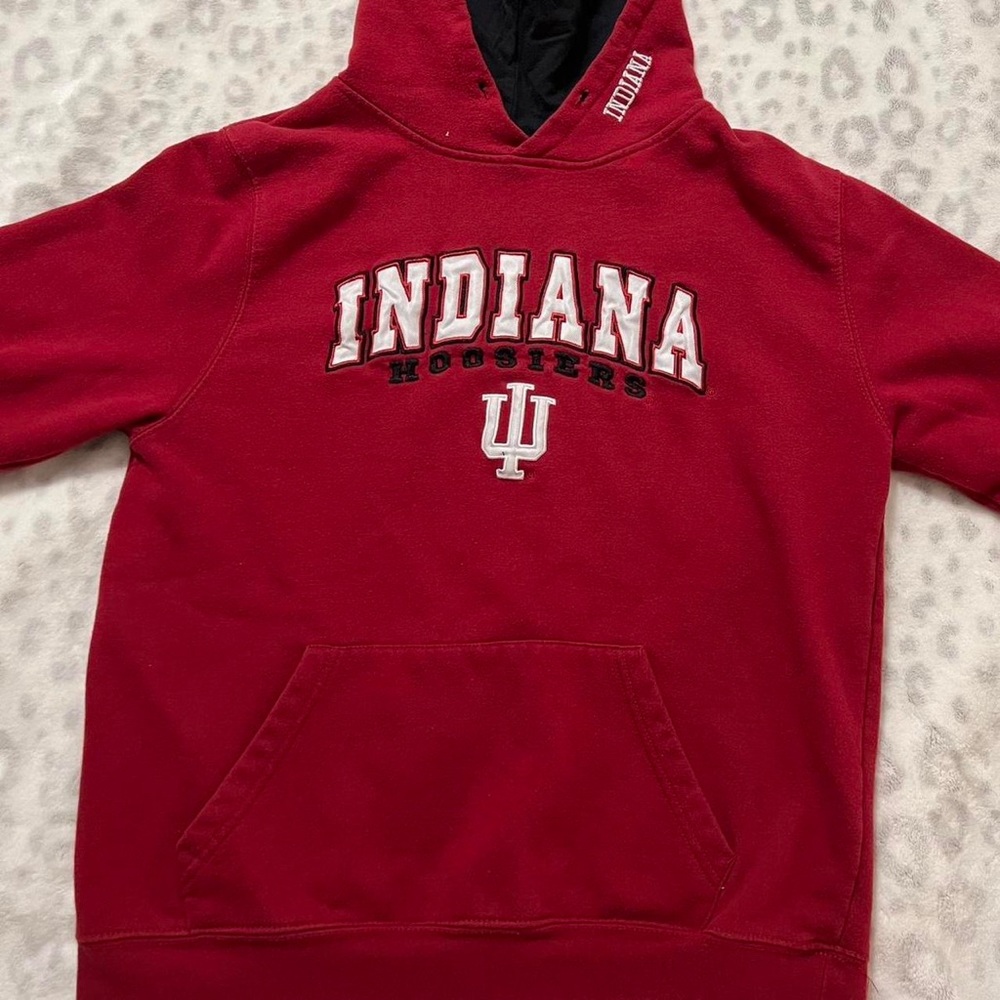 indiana university hoodie sweatshirt- size large